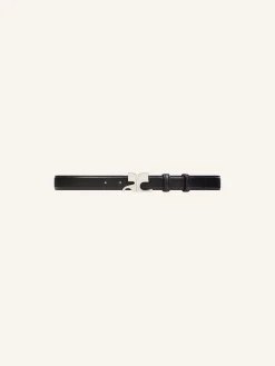 AC GRAINED LEATHER BELT