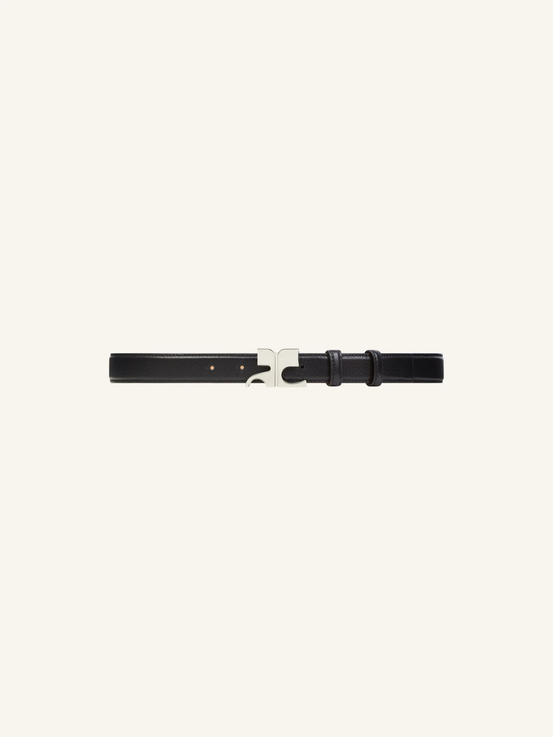 AC GRAINED LEATHER BELT