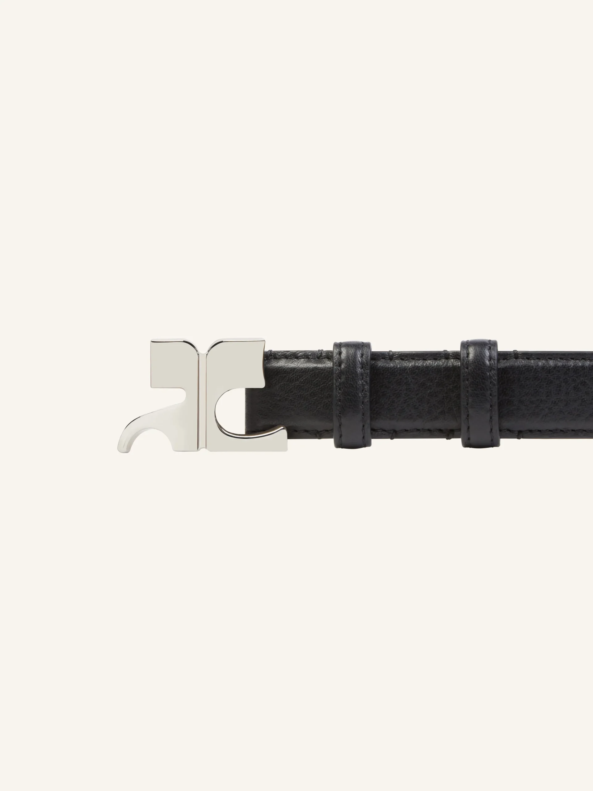 AC GRAINED LEATHER BELT