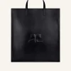 AC LEATHER TOTE BAG