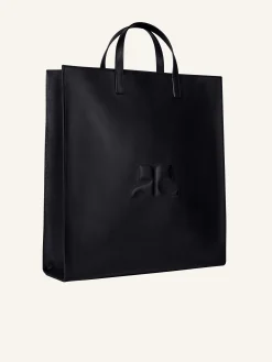 AC LEATHER TOTE BAG