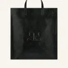 AC NAPLACK LEATHER TOTE BAG