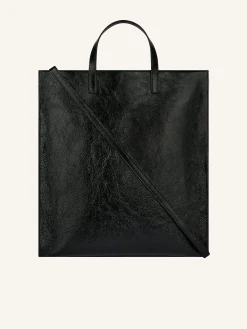 AC NAPLACK LEATHER TOTE BAG