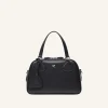AC STUD LEATHER BOWLING BAG