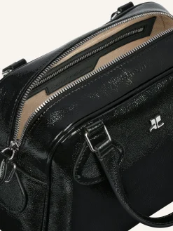 AC STUD NAPLACK LEATHER BOWLING BAG
