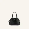 AC STUD NAPLACK LEATHER MINI BOWLING BAG