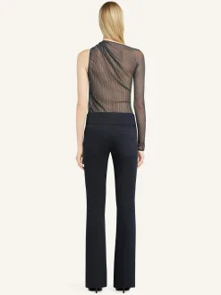 ASYMMETRIC STRIPED MESH TOP