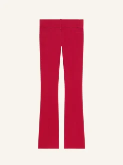 BELTED BOOTCUT PANTS