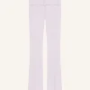 BELTED BOOTCUT PANTS