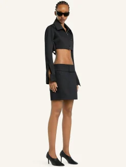 BELTED MINI SKIRT