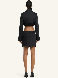 BELTED MINI SKIRT