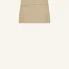 BELTED PLEATED MINI SKIRT