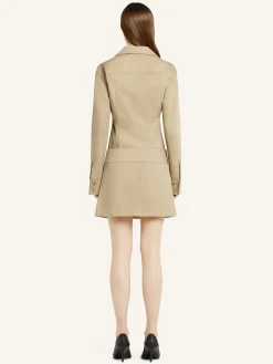 BELTED PLEATED MINI SKIRT
