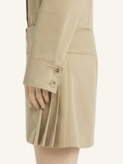 BELTED PLEATED MINI SKIRT