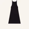 BUCKLE RIB KNIT DRESS