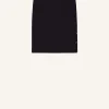 BUTTONED LIGHT RIB MINI SKIRT