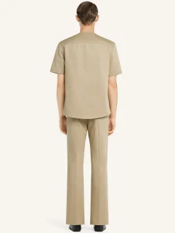 COLLARLESS UTILITY SHIRT