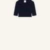 CROPPED KNIT POLO