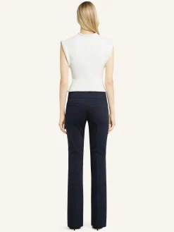 CROPPED SLEEVELES SWEATER
