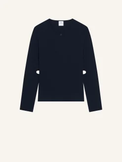 CUT-OUT KNIT SWEATER