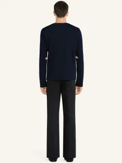 CUT-OUT KNIT SWEATER