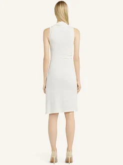DRAPED SLEEVELESS DRESS
