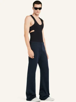 EMBROIDERED FLEECE PANTS