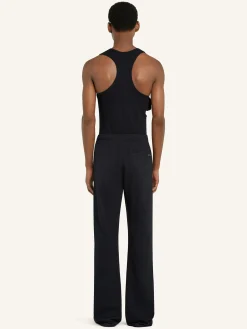EMBROIDERED FLEECE PANTS