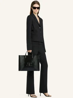 HERITAGE AC NAPLACK LEATHER TOTE BAG