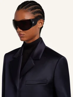 HERITAGE BELTED SATIN COAT
