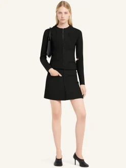 HERITAGE CLIPPED MINI SKIRT