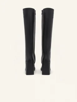 HERITAGE LEATHER KNEE BOOTS