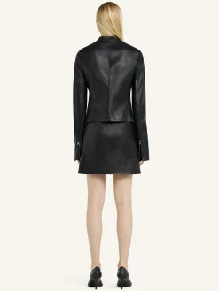 HERITAGE LEATHER MINI SKIRT