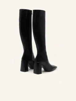 HERITAGE NAPLACK KNEE BOOTS