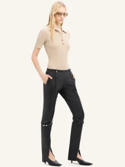 ICONIC RIB KNIT POLO SHIRT