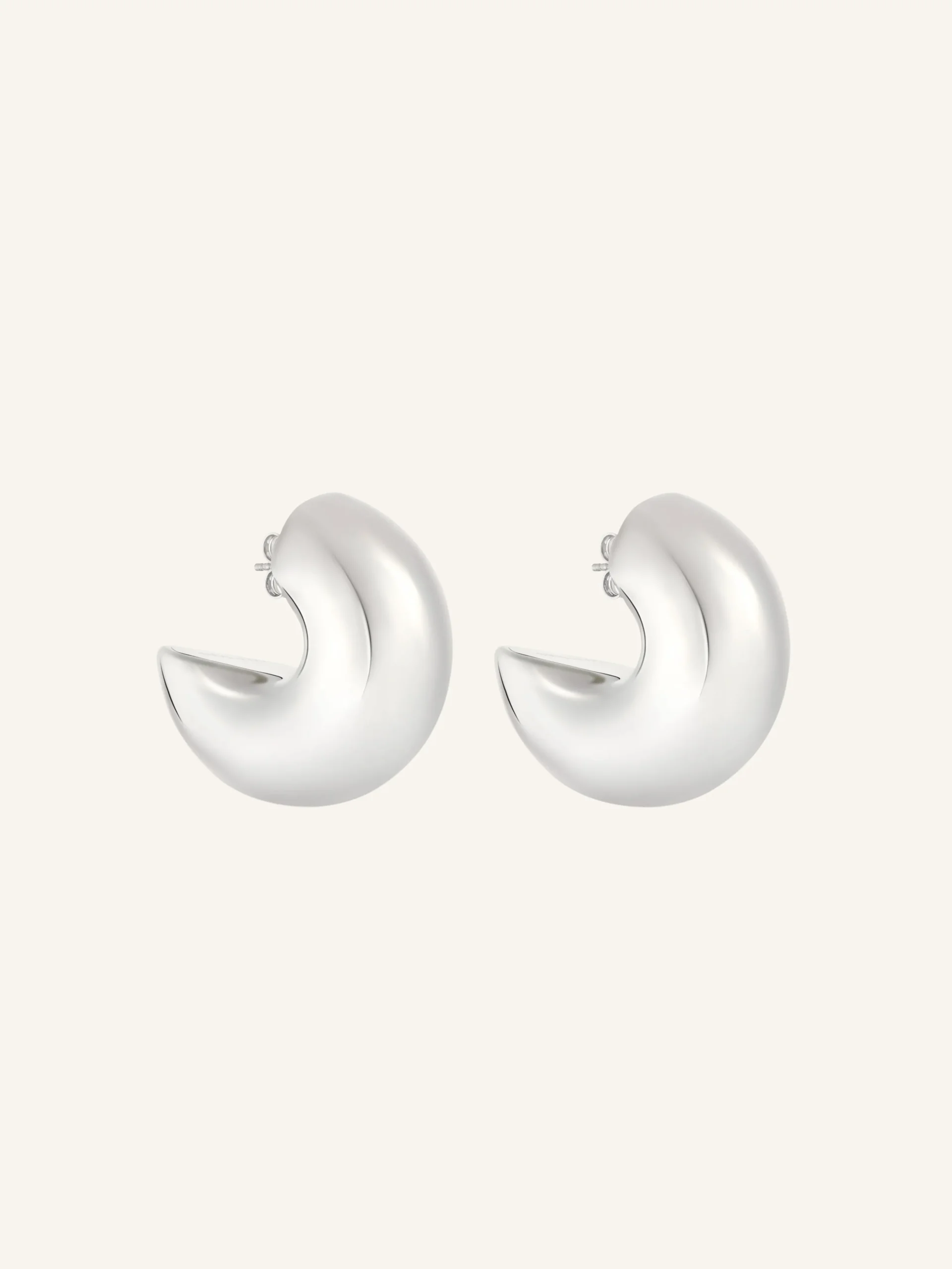 INFINITY METAL EARRINGS