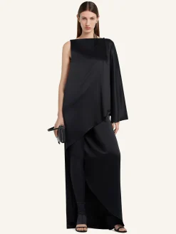 INFINITY OFF-SHOULDER LONG DRESS
