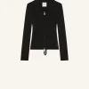KNITTED ZIPPED CARDIGAN