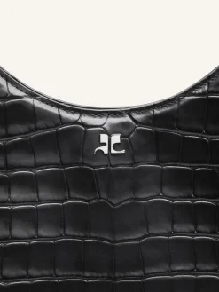 LARGE HOLY CROCO STAMPED BAG