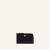 LEATHER ZIPPED CARDHOLDER