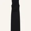 LONG DRAPED DRESS