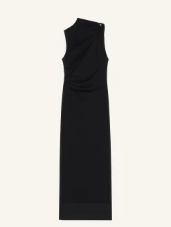LONG DRAPED DRESS