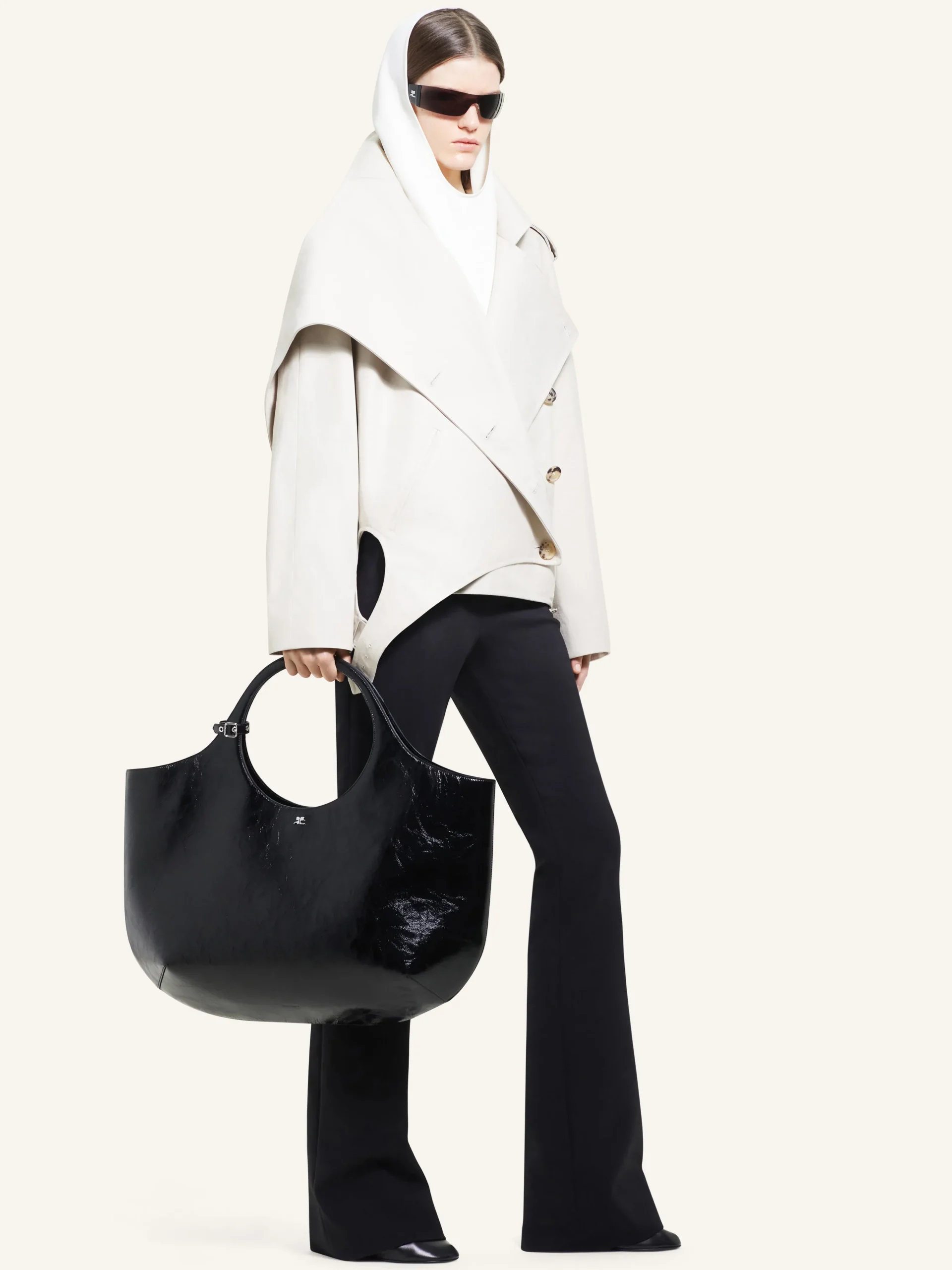 MAXI HOLY NAPLACK LEATHER BAG