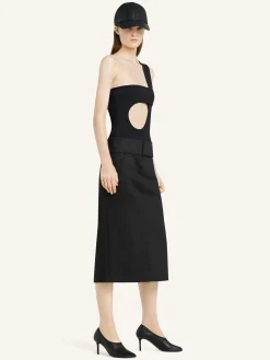 MID LENGHT BELTED SKIRT