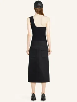 MID LENGHT BELTED SKIRT