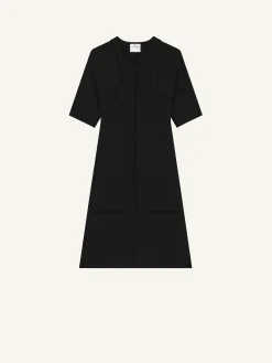 MINI A-LINE SCUBA DRESS