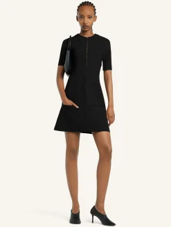 MINI A-LINE SCUBA DRESS