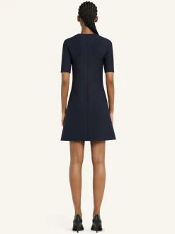 MINI A-LINE SCUBA DRESS