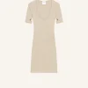 MINI CUT-OUT KNIT DRESS