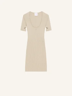 MINI CUT-OUT KNIT DRESS